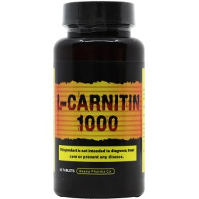 تصویر قرص ال کارنیتین 1000 میلی گرم دانا Dana L Carnitin 1000 Mg 50 Tabs