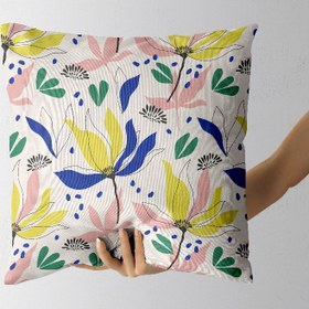 تصویر ست کوسن و رانر کد S176 گلدار