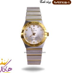 تصویر ساعت زنانه امگا کانسلیشن طلایی Omega 