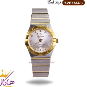 تصویر ساعت زنانه امگا کانسلیشن طلایی Omega 