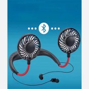 تصویر فن و هندزفری گردنی مدل FH001 