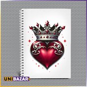 تصویر دفتر 50 برگ ( 100 صفحه ) اختصاصی - unibazar 