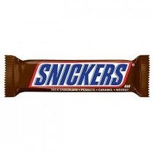 تصویر شکلات اسنیکرز SNICKERS با مغز بادام زمینی کاراملی SNICKERS