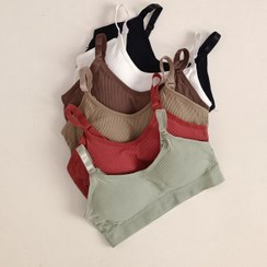 تصویر نیم تنه کبریتی بند تنظیمی سایز ۳۶ تا ۴۲ رنگ سبز و سفید 