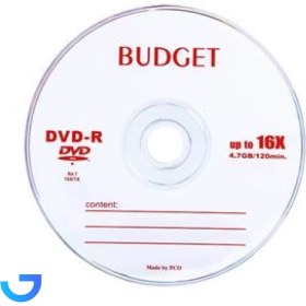 تصویر دی وی دی خام باجت مدل Budget DVD-R Budget DVD-R Pack of 50