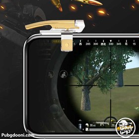 تصویر دسته بازی Pubg مدل PB258 مخصوص گوشی موبایل iPhone و Android 