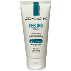 تصویر کرم لایه بردار حاوی اوسرین و اوره 20 درصد درم انجلین 50 میلی لیتر Dermangeline Peeling Cream With Eucerin And 20 Urea 50 ml