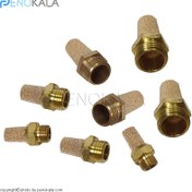 تصویر اگزوز سایلنسر برنجی کله قندی 