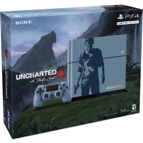 تصویر کنسول بازی سونی (استوک) (کپی خور) PS4 Fat Uncharted 4 | حافظه 500 گیگابایت PlayStation 4 Fat (Copy Set) (Stock) 500 GB Bundle Uncharted 4 Limited Edition