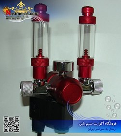 تصویر مانومتر و رگلاتور co2 مدل دو خروجی ST-02-1 پرفشنال Professional Aquarium Co2