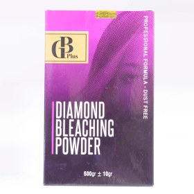 تصویر پودر دکلره الماس جی بی پلاس حجم 500 گرم GB Plus Diamond Bleaching Powder 500 gr