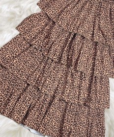 تصویر دامن پلنگی 4 طبقه - 2 