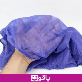 تصویر ملحفه 220x80 دو سر کش آبی بسته 6 عددی روتختی یکبارمصرف 