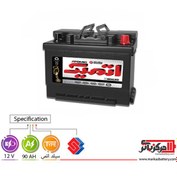 تصویر باتری سیلد (اتمی) 12 ولت 90 آمپر اتمیک 90AH ATOMIC SEPAHAN BATTERY - 12V