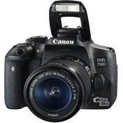 تصویر دوربین کانن مدل EOS 750D به همراه لنز 55-18 میلی متر ا Canon EOS 750D Kit 18-55mm f/3.5-5.6 IS STM Digital Camera Canon EOS 750D Kit 18-55mm f/3.5-5.6 IS STM Digital Camera