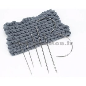 تصویر پک سوزن خم طوسی 