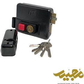 تصویر قفل حیاطی برقی کلید ساده تسا کد 7070 Electric yard lock with simple Tesa code 7070