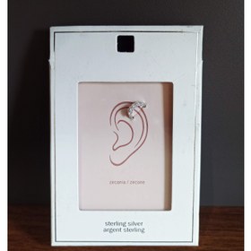 تصویر پیرسینگ ۵ نگین نقره عیار ۹۲۵ 