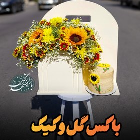 تصویر باکس گل و کیک | کد: ZNB-TRB-4DC7FC54B9E34FCFA17120B58532FECE 