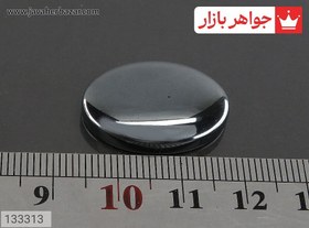 تصویر نگین حدید صینی ساده کد 133313 