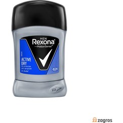 تصویر استیك ضد تعریق و دئودرانت مردانه مدل active dry حجم 40 گرمی ركسونا rexona men active dry stick