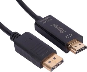 تصویر کابل DisPlay Port به HDMI رویال طول 1.8 متر Displayport to HDMI cable