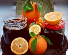 تصویر رب نارنج خانگی ا orange paste orange paste