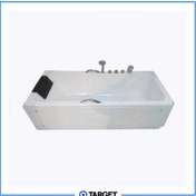 تصویر وان حمام و جکوزی پارمیس مدل کیانا سایز ۱۷۰*۷۵ 