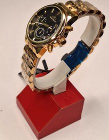 تصویر ساعت مچی الگانس مدل سه موتوره با بند فلزی 