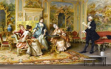 تصویر پوستر دیواری نقاشی رنسانس مدل DA-1913 