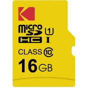 تصویر کارت حافظه 16 گیگابایت microSDHC کداک مدل Premium Performance کلاس 10 استاندارد UHS-I U1 سرعت 85MBps 