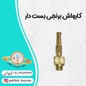 تصویر کارواش برنجی دستی بست دار 