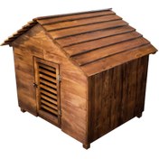 تصویر خانه سگ چوبی مدل DH-32 