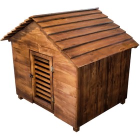 تصویر خانه سگ چوبی مدل DH-32 