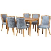 تصویر میز و صندلی ناهارخوری ۶ نفره مدل Flmngo6 