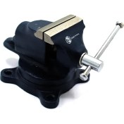 تصویر گیره رومیزی سایز 32 میلی متر فولادی صفحه گردان زیرین مدل TBV/SB/32 برند گروز 