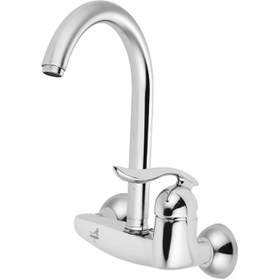 تصویر شیر آشپزخانه اسناپل مدل دیواری کد ASA Snapple Wall-mounted Sink tap