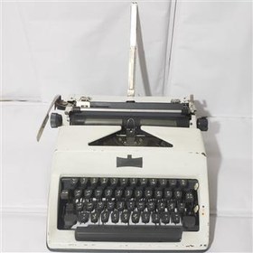 تصویر ماشین تایپ تحریر المپیا فارسی بدنه فلز آلمان پهلوی 