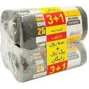 تصویر کیسه زباله دارکوب مدل DAR_ZROLsia-SMAL25 سه بسته 25 عددی 