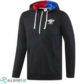 تصویر هودی مردانه ریبوک کلاسیک Reebok Classics Graphic Half Zip Hoodie Black BP8453 