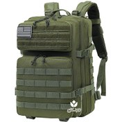 تصویر کوله پشتی تاکتیکال کد1919 - سبز ارتشی 