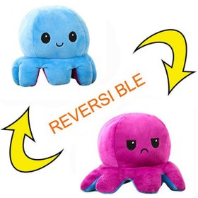 تصویر عروسک پولیشی اختاپوس 30 سانتی‌متر برند misstiara Octopus Plush Animal 30cm