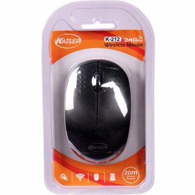 تصویر ماوس بی سیم اصلی وارداتی kiserمدل k-212 KAISER Wireless Mouse Model K212 اصلی