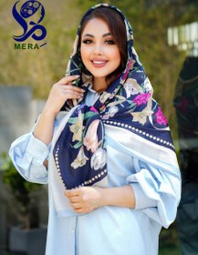 تصویر روسری طرح گل مینیمال (223) 