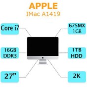 تصویر آل این وان اپل آی مک Apple iMac RAM16 1TB A1419 i7 به همراه موس و کیبرد نصب رایگان ویندوز (7، 8، 10 و 11) به انتخاب مشتری+درایور. در بخش توضیحات سفارش ویندوز موردنظر خود را بنویسید.