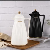 تصویر فلاسک یک لیتر داخل شیشه صورتی ROCKS ROCKS FLASK VACUUM FLASK