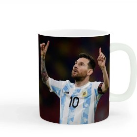 تصویر ماگ سرامیکی مدل لیونل مسی lionel messi کد wall-3703 