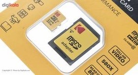 تصویر کارت حافظه microSDHC کداک مدل UHS-I U1 کلاس 10 سرعت 85MBps همراه با آداپتور ظرفیت 32 گیگابایت 