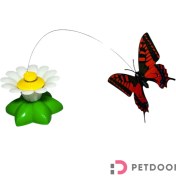 تصویر اسباب بازی پروانه متحرک راینو مخصوص گربه 
