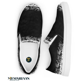 تصویر کفش زنانه طرح خط خوشنویسی فارسی 